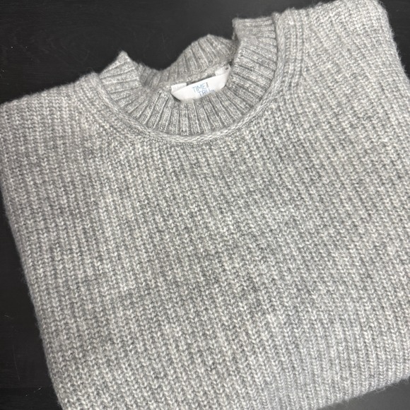 Time Tru Sweaters - Womens XXL 20 Basic Gray Crewneck Sweater Lightweight Versatile Layer Classic